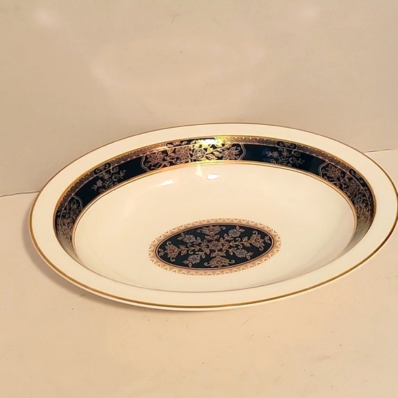 Royal Doulton Dining Royal Doulton Carlyle Pattern Bluewhitegold